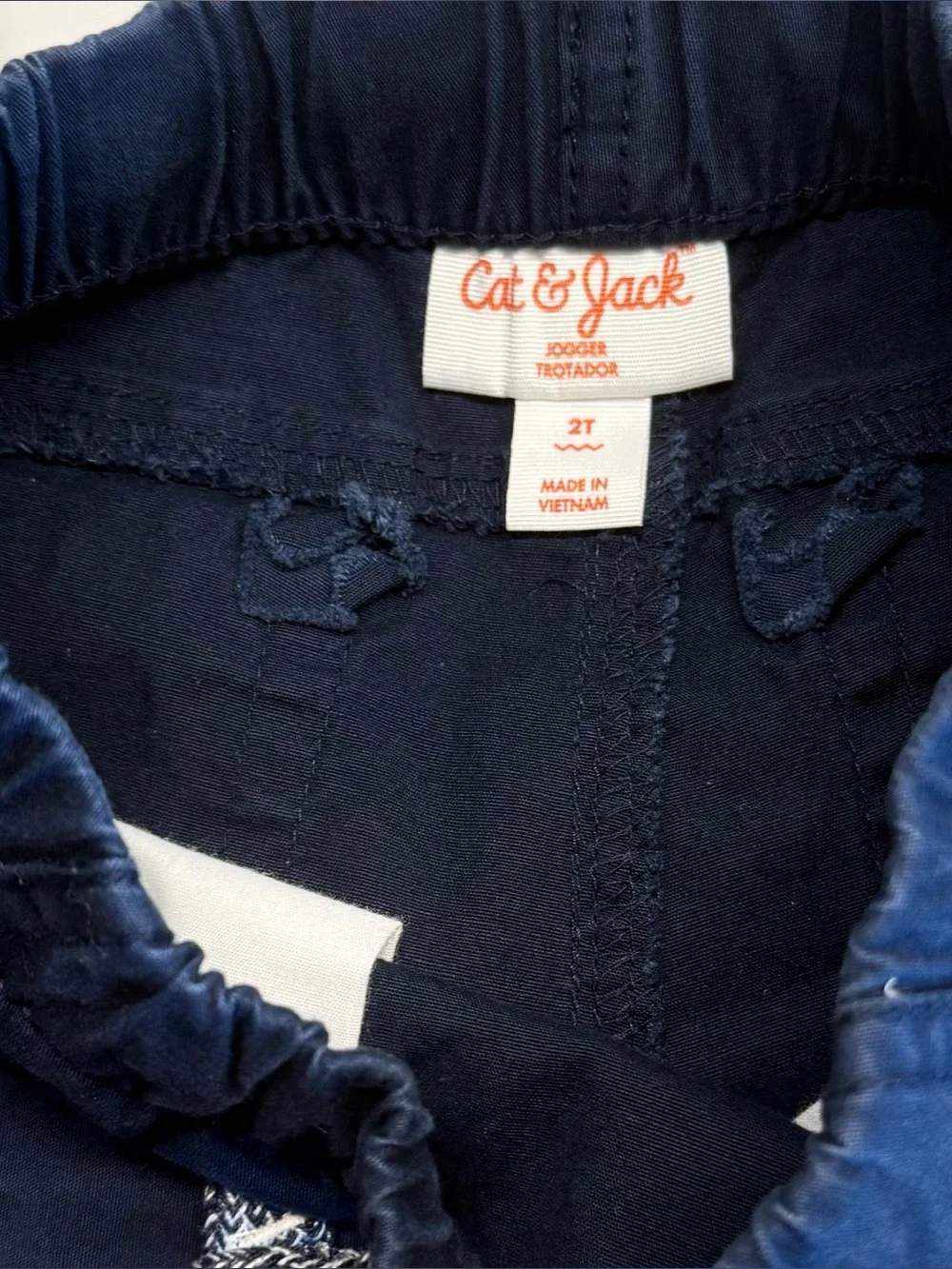 Cat & Jack 2T Jogger Pants Bundle of 3 | Navy Burgundy Camo | Toddler Boys